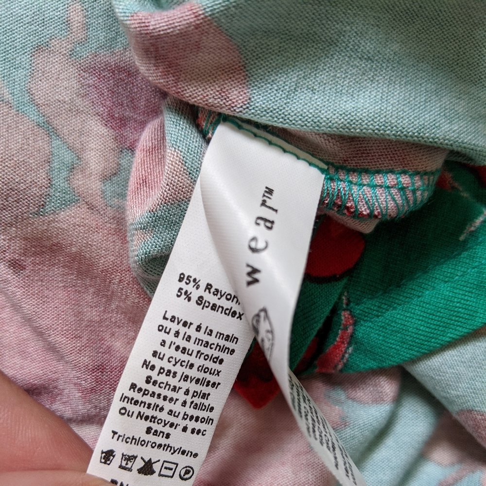 Anthropologie Red Floral Tank Top - Picture 3 of 6